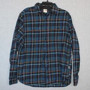 The North Face Men's Heavyweight Arroyo Flannel‎ Blue Shirt Size Large